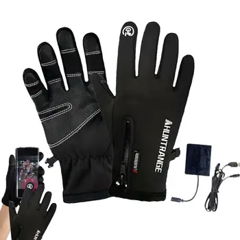 Обогревающие Ръкавици За Зимата USB Ръкавици С бързото Изгаряне, Многофункционални Ръкавици, Спортни Дрехи, Нескользящие Ръкавици За разходки, Риболов