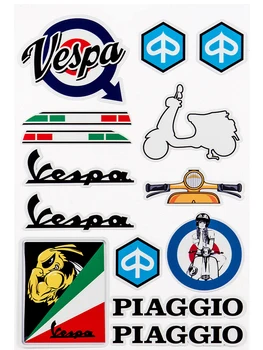 Светлоотразителни стикери на мотоциклет, етикети с флага на Италия, калъфи за PIAGGIO VESPA GTS Primavera 150 SPRINT 125 200 250 300ie