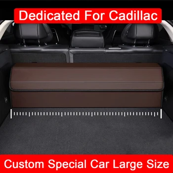 кожена Кутия-Органайзер За Багажник на Кола с Голям Капацитет За събиране И Съхранение на Cadillac ATS CT4 CT5 CT6 XT4 XT5 XT6 XTS SRX Аксесоари