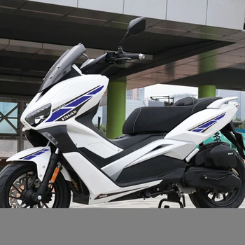 Стикер на обтекател на купето мотоциклет, стикери с логото, защитен стикер, 3D стикери за LONGJIA VMAX 300 VMAX300