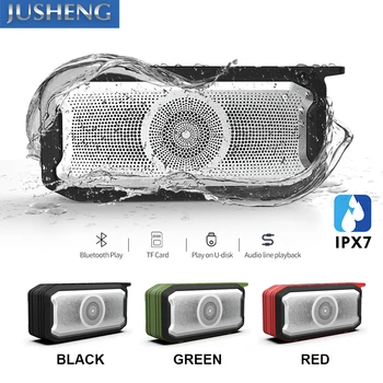 X3 Bluetooth Преносим Високоговорител IPX7 Водоустойчив с FM-Радио, Безжичен Стерео Силен Бас MP3-Плеър На Открито за iPhone и Android