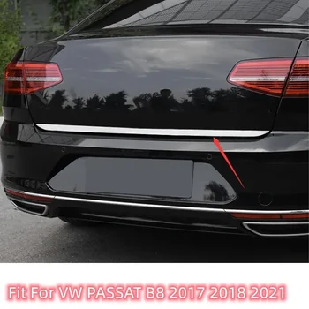Подходяща За VW PASSAT B8 2017 2018 2021 Заден Багажник Багажника на Задната Врата на Задния Капак Завърши Молдинга Панела на Капака Гарнирная Лента За Подреждане Q
