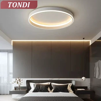 Нов модерен Тавана лампа White / Black Оформление на стаите в Хол, Спалня, Кабинет, Кухня Висящи Лампи за Вътрешно Осветление у Дома