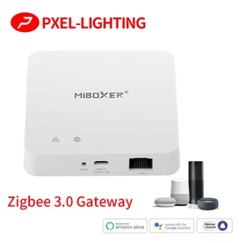 Кабелен портал Miboxer Zigbee 3.0 ZB-Box2 WiFi Smart Controller поддържа гласово управление приложение за онлайн актуализации