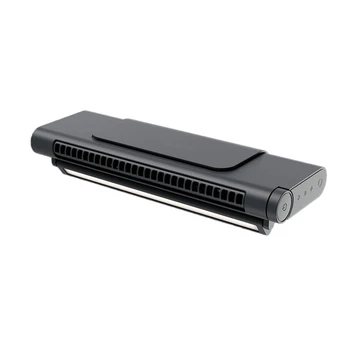 Мощен висящ экранный вентилатор за офис преносим компютър USB (черен, 1 комплект)