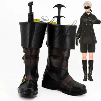Гореща игра NieR: обувки за cosplay Automata YoRHa № 9 Type S, костюми за Хелоуин, ушити по поръчка