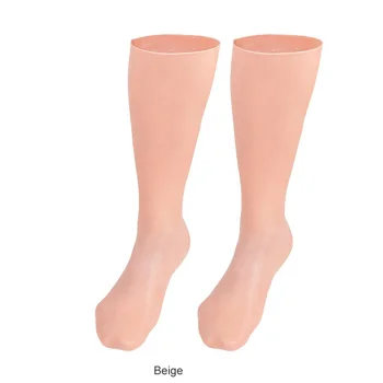 2 елемента Силиконови чорапи за грижа за краката, срещу напукване, дълги чорапи за грижа за кожата на краката, овлажняващи чорапи, на петите, за жени, мъже, спа, домашна употреба