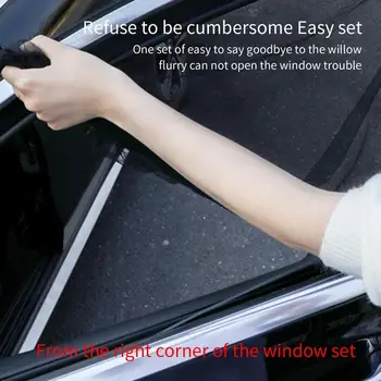 6ШТ сенника На Прозореца на Колата Завеси сенника на Колата Козирка за Защита От Слънцето Топлоизолация Затемняющий Екран Автомобилни Аксесоари