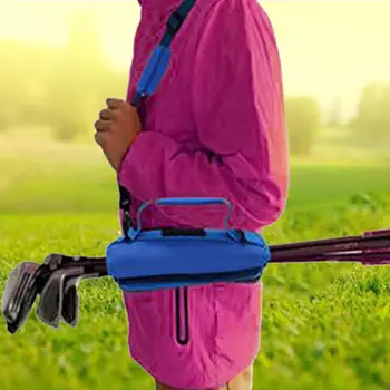 Чанта за носене на стика за голф, лека с пагон, мини чанта за носене, чанта за носене за тренировки по голф за мъже, жени, деца, Унисекс, възрастни