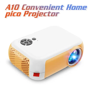 Мини Проектор A10 HD 1080P Преносим Пътен Къмпинг Безжични Wifi Проектори TV Система за Домашно Кино Подкрепа за Android и iOS