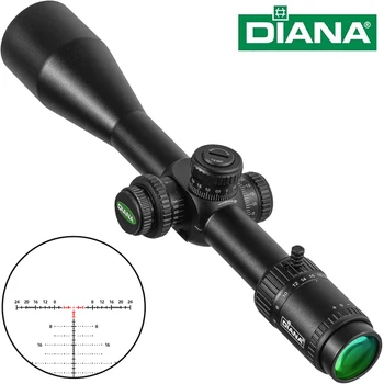 Оптичен мерник DIANA 6-24X50 SFIR FFP с първата фокусните това, ловни оптически мерници с червена подсветка