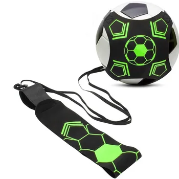 Чанта за футболно жонглиране с Регулируем Еластичен Колан за тренировка на удари футболна топка Асистент за практикуване на футбол на закрито и на открито