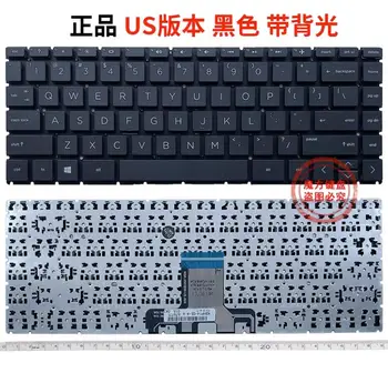 Американската черна клавиатура, без подсветка за HP 14-DG 14-DF 14m-dh 14т-DR 14-DK 14-dq 14т-dq 14-fq TPN-Q207 TPN-Q221 TPN-W139