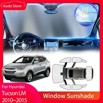 Слънчеви Очила с Пълно Покритие за Hyundai Tucson IX35 LM 2010 ~ 2015 Анти-UV Задната Страна на Предното Стъкло на превозното средство Козирка Аксесоари За Прозорец Козирки