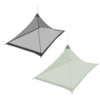 Mosquito net за нощуване на открито Лека Преносима шалте, палатка в открито от комари