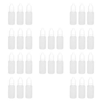 1000ШТ 15 мл Празни пластмасови бутилки-пипети за течност за очни медицина пипети за Еднократна употреба