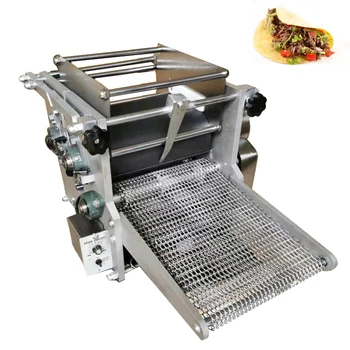 Индустриална машина за производство на царевични tortillas, Тако-хлебопечка Villamex, машини за производство на брашно Роти Chapati