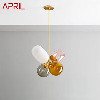 Креативен окачен лампа APRIL Nordic с модерен абажуром от балони, led крушки, тела за украса на дома и децата