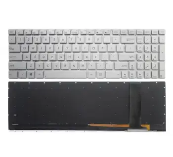 Клавиатура с подсветка на САЩ за Asus N550 N550J N550JA N550JK N550L N550LF N750 Q550 N56 N56JK N56JN N56JR N56V N56VB N56VJ N76 N76V