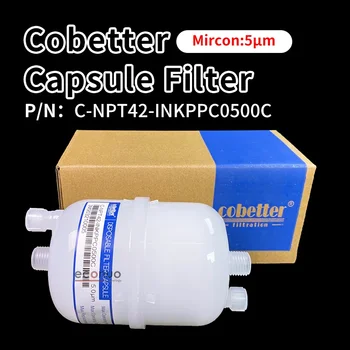 Тъмен филтър Cobetter Capsule Filter 5 микрона C-NPT42 INKPPC0500C Филтър за принтер Allwin Flora Gongzheng Machine