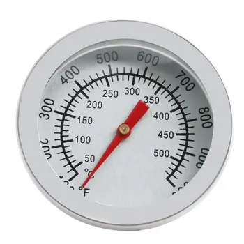 Стоманена термометър за барбекю с температура 50 ~ 500 градуса по Целзий, термометър за печене за пушене барбекю, датчик за температура, термометър за фурна