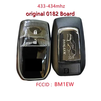 Висококачествен Автомобилен Ключ С 2 Бутона за Toyota HILUX Smart Remote Card 0182 Такса За B3U2K2P BM1EW 433/434 Mhz 8A Чип 61A965-0182