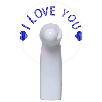 Творческо признание Малък Вентилатор светещ Led играчка с надпис Flash Направи си Сам Ръчно изработени Акумулаторна фен Рекламен лого