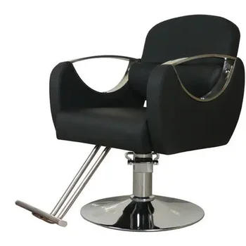 Розова Коса стол за педикюр Салон Луксозен Естетически Златен фризьорски стол Въртящ се Mocho Cadeira Коса обзавеждане