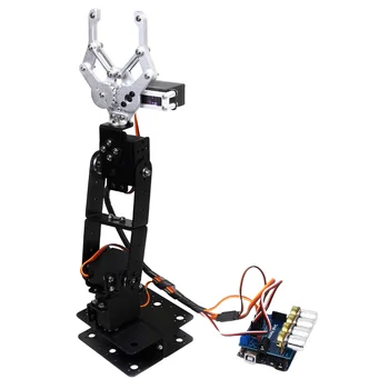 SNAM5300 4Dof В сглобени от метал с четири свободни роботизирани ръце, Играчка робот 
