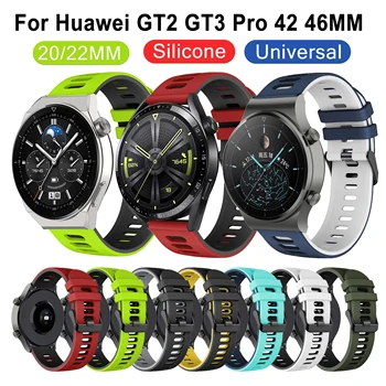 Нов 20 mm 22мм Каишка за часовник Huawei GT 2 Pro GT 3 4246мм Каишка за смарт часовници гривна за Huawei GT GT2 GT3 GT Runner 46мм correa
