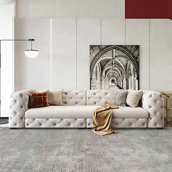 Модулен диван Nordic Puffs за хола Мързел Lounge Italiano Ъглов диван Nordic Designer Mobili за интериора на мебели La Casa DWH