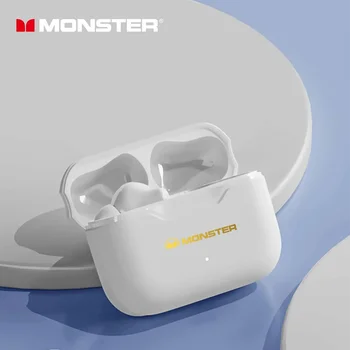 Оригинален Monster XKT02 Bluetooth 5.1 Слушалки TWS Безжични Слушалки за игри на Слушалките С Шумопотискане HIFI Спортни Слушалки Нови