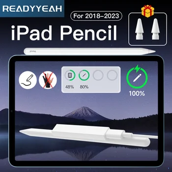За Apple Pencil 2 с безжично зареждане за iPad Дръжка с отклонение на дланта на наклон на Молива за iPad Air 4 5 Pro 11 12.9 Bluetooth Стилус