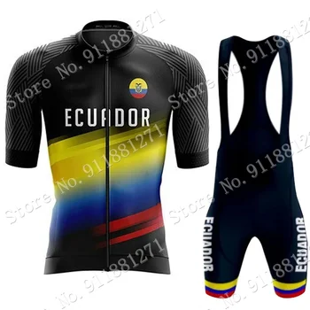 Велосипедна Майк Еквадор 2024 Комплект мъжки велосипед дрехи Летни Ризи за Автомобилния наем Костюм Велосипедни шорти МТБ Майо Кюлот Ropa