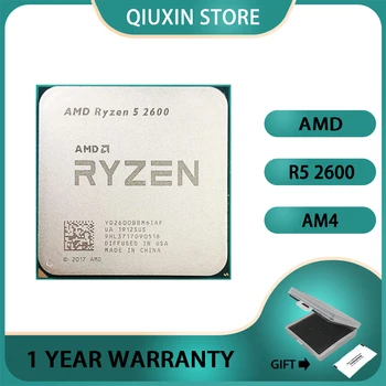 AMD Ryzen 5 2600 R5 2600 Ghz Шестиядерный двенадцатипоточный процесор 65 W конектор AM4 4,9 515 Re CPU Процесор YD2600BBM6IAF 3,4