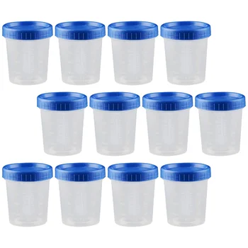 Чашки за проби - 120 мл, със Степен чашки за проби, мерителни чаши, запечатани бутилка за проби, чашки за проби с капаци, контейнер с капак на винт