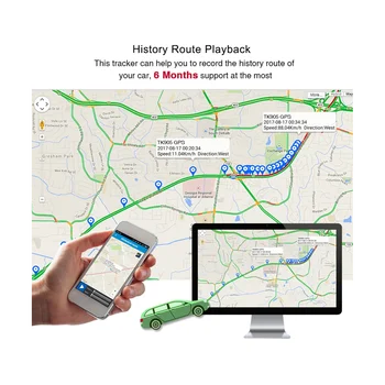 Автомобилен GPS тракер 10000 ма TK905B GPS Локатор Водоустойчив GPS тракер с Автомагнитным глас монитор Безплатно уеб приложение (2G)