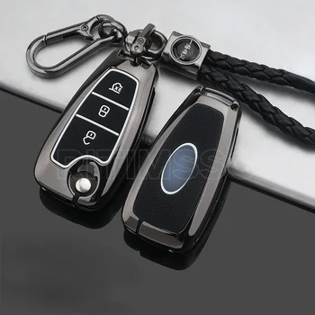 Рафтинг + Силикон Флодирующий Автомобилен Ключ на Кутията на Автомобилния Ключ Калъф за Ключове на Ford Ranger C-Max и S-Max, Focus, Galaxy, Mondeo, Transit Tourneo По Поръчка