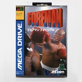 Гореща Разпродажба Игра на Карти Foreman ForReal С търговия на Дребно Скоростна 16bit MD Cart За Sega Mega Drive /Genesis System
