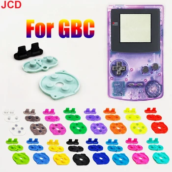 JCD 1 комплект с високо качество за Gameboy конзолата GBC A B DPad избор Бутон за Стартиране Водещ гумена тампон Силиконова клавиатура за избор на стартиране