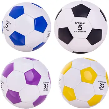 Размер 4 5 Износоустойчива тренировъчен футболен топката Преносим тренировъчен топка от изкуствена кожа премиум-клас за деца и възрастни