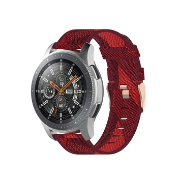 22-мм лента за цветни часовници на Garmin Vivoactive часа е 46-миллиметровые аксесоари Тъкани найлонов ремък
