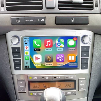 За Toyota Avensis T25 2002-2008 Автомагнитола 2 Din Android 13 360 Помещение Автоматична Навигация GPS, 8 GB + 256 GB, Bluetooth Carplay IPS DSP