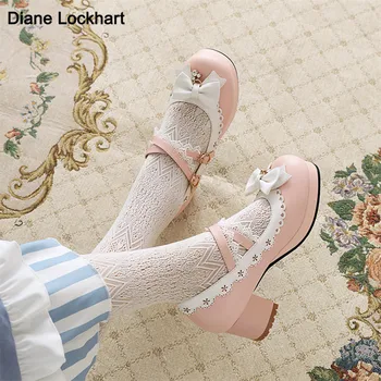 Обувки на принцесата Мери Джейн в стил сладка Лолита