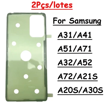 2 бр./лот Оригинал за Samsung Galaxy A20S A21S A30S A41 A51 A71 A32 A52 A72 делото водоустойчив Самозалепващи етикети Лепило