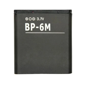 1100 ма Литиево-йонни Сменяеми батерия BP-6M BP6M BP 6M батерия за мобилни телефони Nokia 6233 6280 6288 9300 6288 N73, N77 N93 N93S