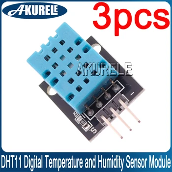 DHT11 Цифров Модул Сензор за Температура и Влажност на въздуха KY-015 ДХТ-11 Сензор за Относителна температура и влажност за Arduino electronic направи си САМ