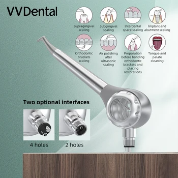 Стоматологичен пескоструйный пистолет VV за въздушен избелване на зъбите, система за полиране на зъбите срещу резорбция Prophy-Mate Зъболекарски инструменти с 2/4 дупки PV5
