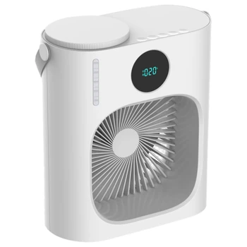 Мини USB охлаждащ преносим вентилатор на климатика Акумулаторна батерия за преносим тих инхалатор Настолен компютър за офис спални
