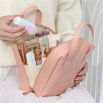 Нова косметичка във формата на миди, чанта за пране, преносими косметичка, Модни дамски чанта за съхранение на козметиката